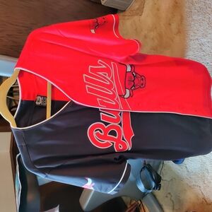 Gear For Sports Red and Black Bulls Jersey